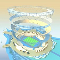 14_Progetto dello Stadio Olimpico. Credit London 2012
