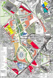 02_Planimetria dell’Olympic Park. Credit London 2012