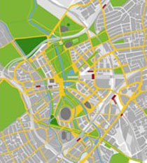 11_Schema strutturale nella fase della Legacy. Il Parco Olimpico trasformato in quartiere urbano, KCAP, Allies & Morrison, EDAW. Credit London 2012