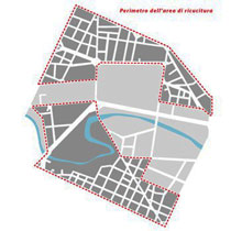 Perimetro dell’area di ricucitura, Comitato Parco Dora, Comune di Torino