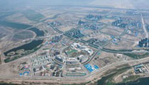 Tianjin Eco-City in costruzione